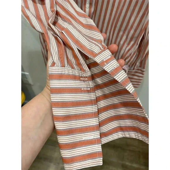 Thomas Pink men’s Striped Button-Up Shirt Multicolor Size 16 1/2, 38 - Picture 4 of 4
